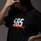 T-shirt South Beach Salento nera con stampa fluo